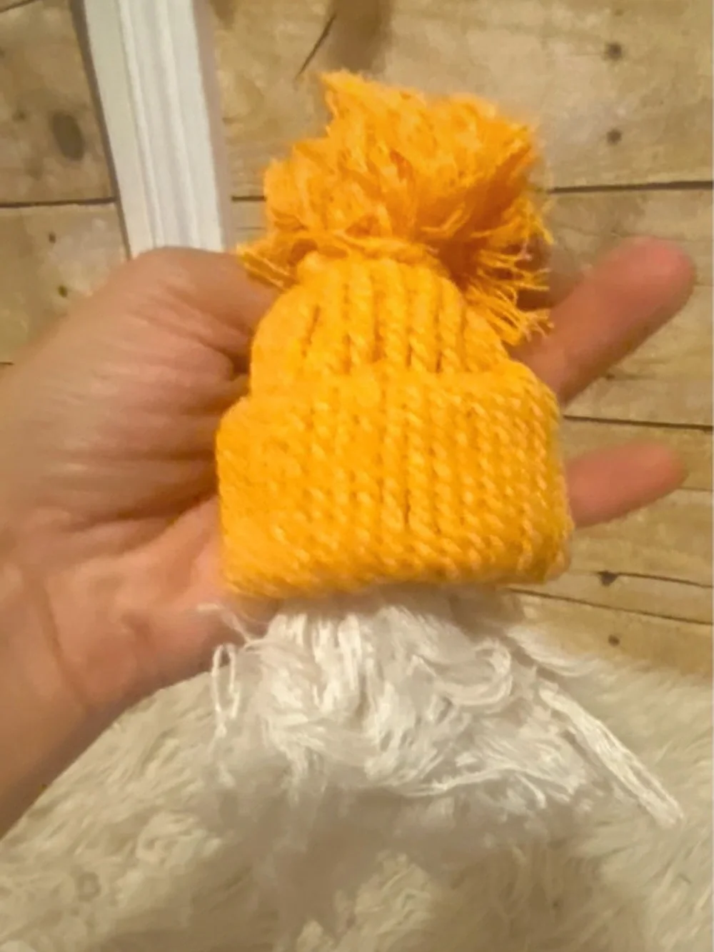 Christmas Yarn Gnome Ornament
